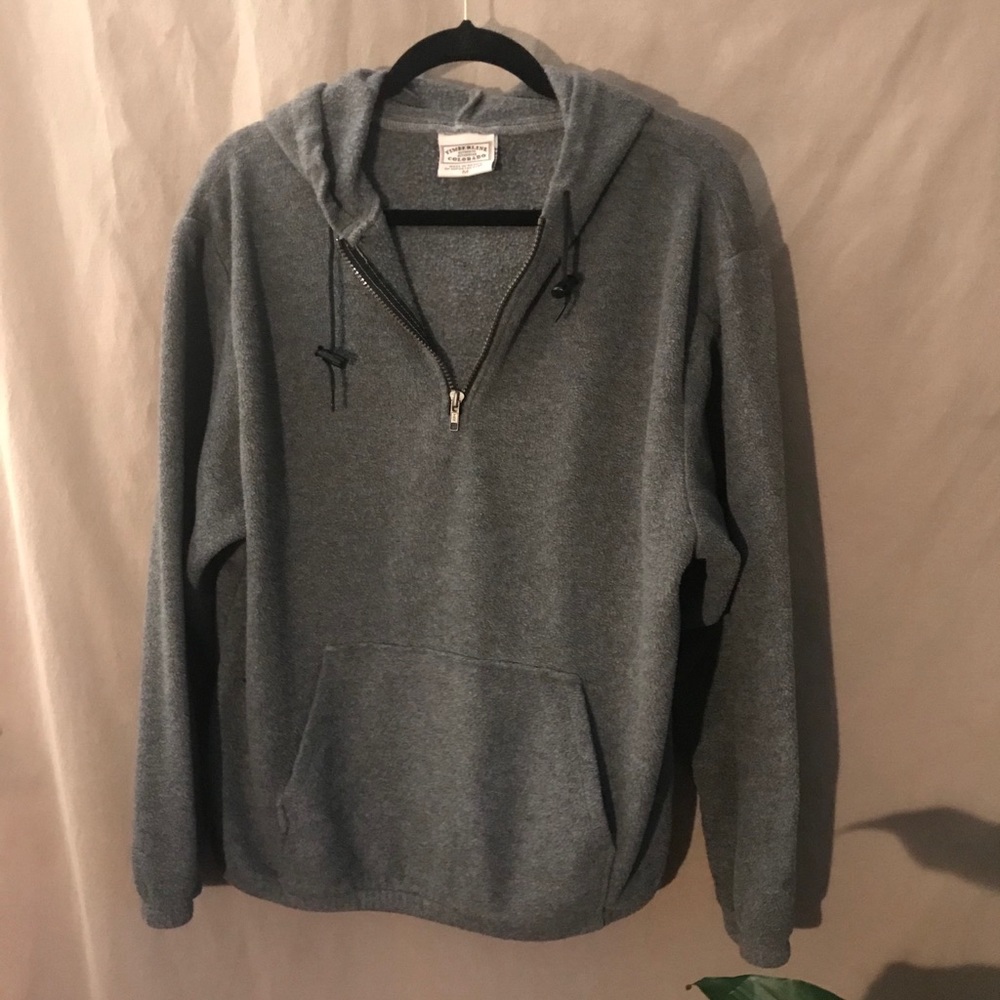 Timberline Colorado Men's Fleece Hoodie Grey M